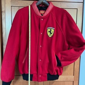 Red Ferrari bomber jacket Men’s L